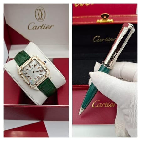 طقم ساعة معا قلم كارتير درجه اولى