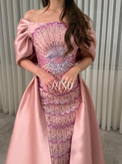 فستان مطرز ميكادو 1153