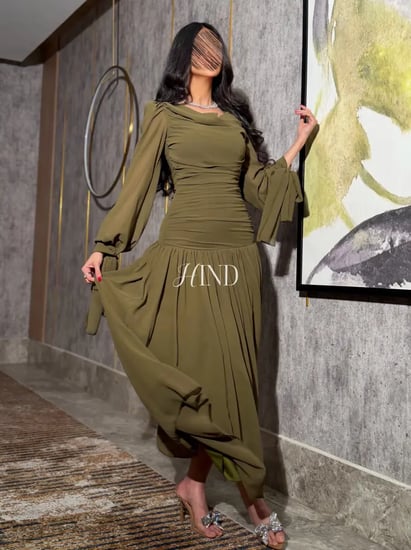 فستان جورجيت ناعم 1135