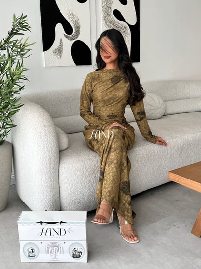 فستان تفته استرتش 1106