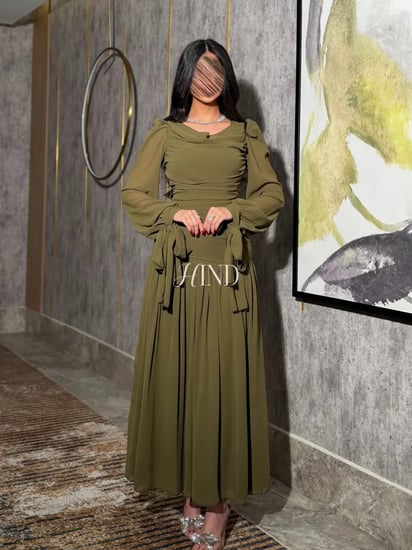 فستان جورجيت ناعم 1135