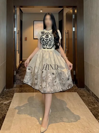 فستان همس الزهور 1140