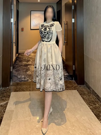 فستان همس الزهور 1140