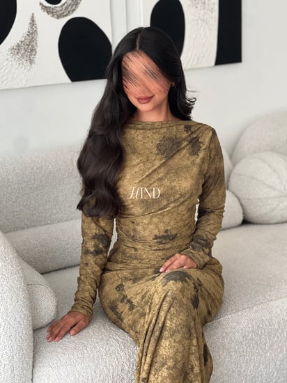 فستان تفته استرتش 1106