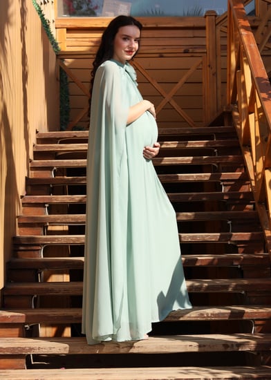 Elegant & simple dress / tiffany