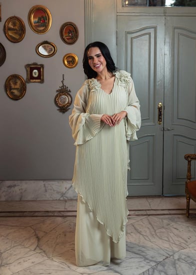 Alina Elegance Dress / Light Green