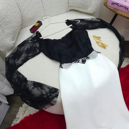 فستان العيد قماش باربي