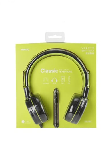 سماعة رأس سلكية قابلة للطي ( اخضر + اسود )