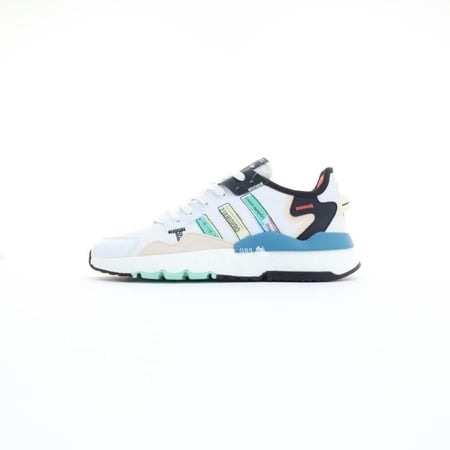 Adidas Nite Jogger White Black Sneakers