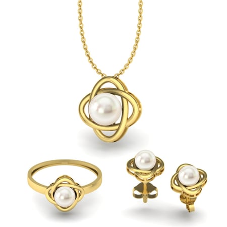 طقم ذهب مميز 3 قطع