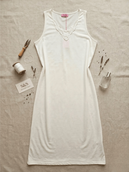 6 قطع شلحة قطن نسائي مكسي بدون سنتيان