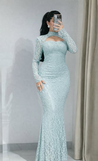 فستان عيد طويل بقصة ميرميد أنثوية من ريڤــان