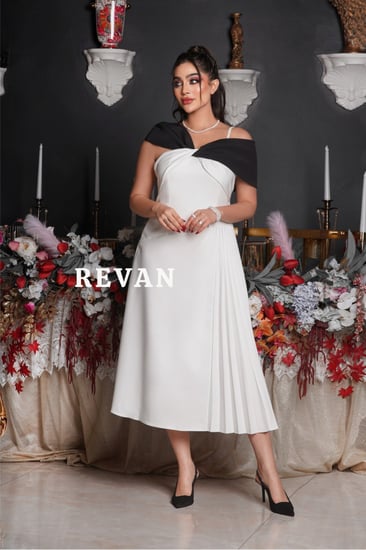 فستان سهرة فاخر بلمسة أنثوية كلاسيكية