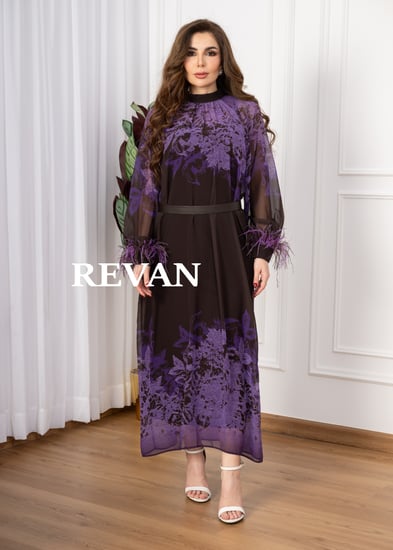 فستان أنيق بتصميم فاخر ولمسات جذابة