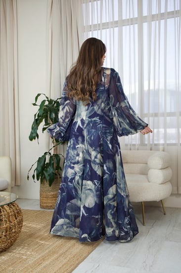 جلابية رمضانية فاخرة بنقشة راقية من ريڤــان