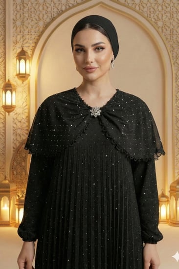 جلابية رمضانية بتطريز ناعم من ريڤــان