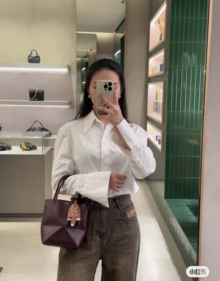 LOEWE puzzle fold Mini