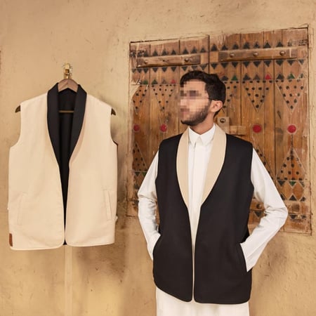 سديرية جوخ رجالية دبل فيس فاخرة بخياطة متقنة وجودة عالية