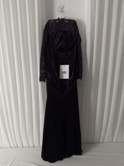 فستان ناعم مخمل