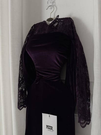 فستان ناعم مخمل