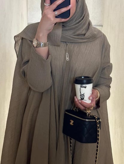 عبايه صيفيه جديده دبل كلوش