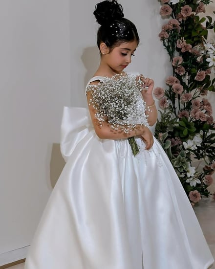 فستان الفخامة مطرز انيق من _غيم