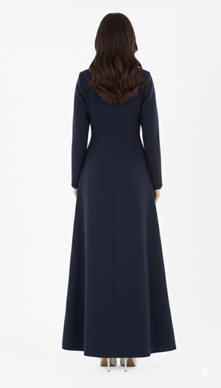 عبايه بليزر كحلي _ من غيم