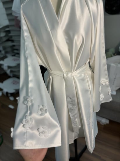 روب اكمام ورد