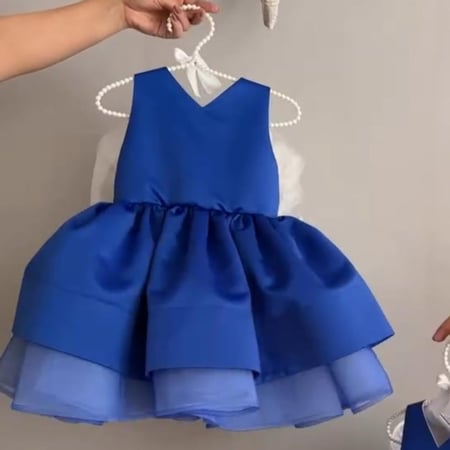 فستان طبقات منفوش