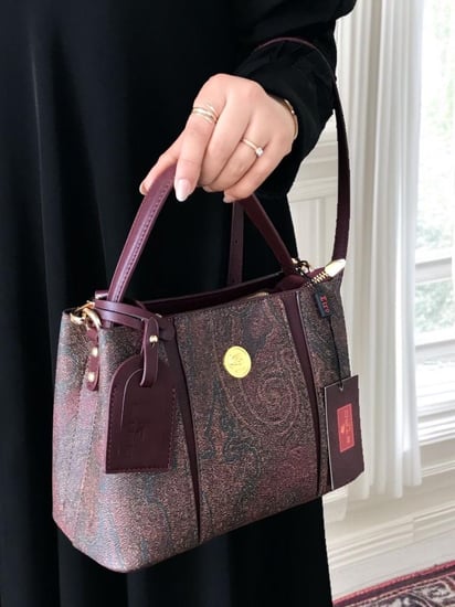 حقيبة إيترو الفاخرة برغندي