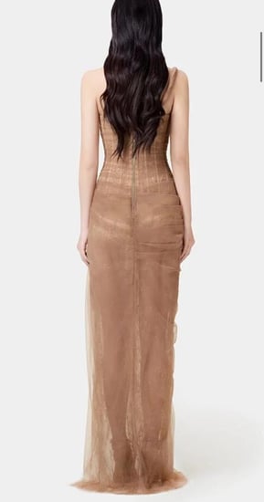 دانتيل Long lace dress for women