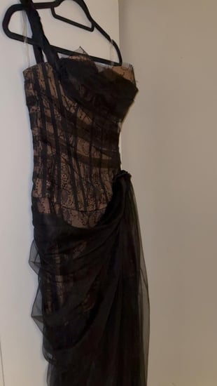 دانتيل Long lace dress for women