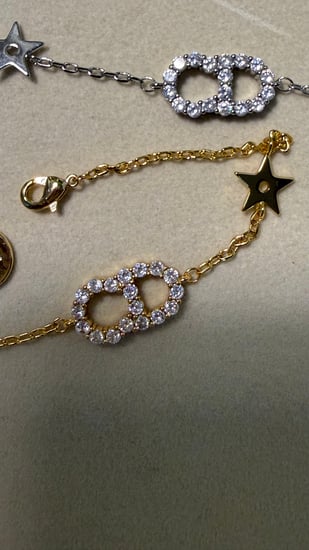 إسوارة Christian Dior لونين ( ذهبي-فضي )