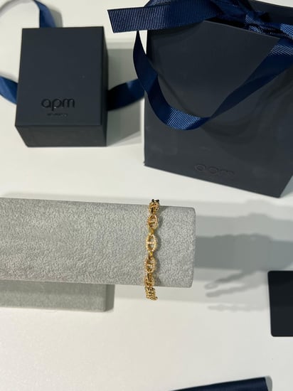 إسوارة مايلي مارين apm ( ذهبي )