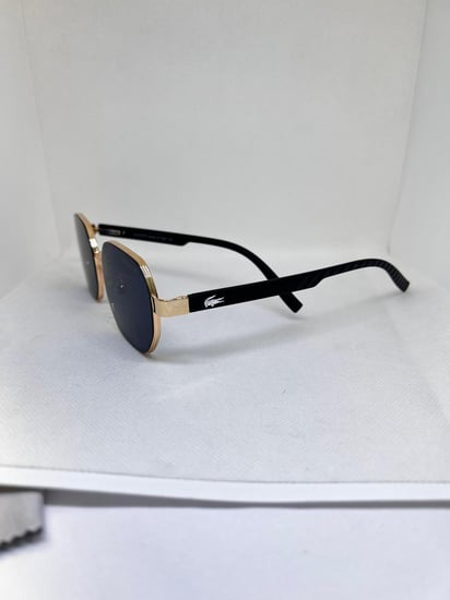 نظارة  Lacoste - إطار اسود - عدسة مدرج