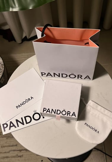 سلسال باندورا PANDORA  وردي مع كرستال