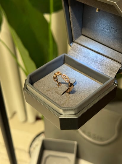 خاتم MESSIKA بلونين