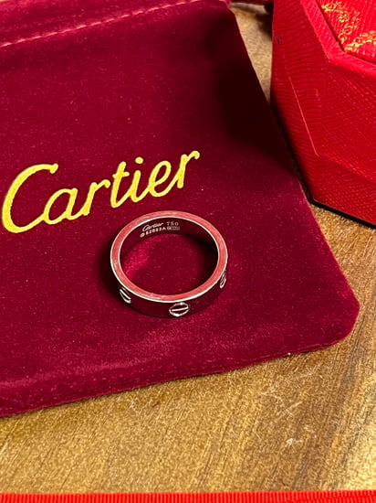 خاتم carter الفضي