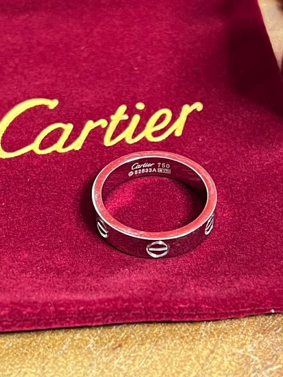 خاتم carter الفضي