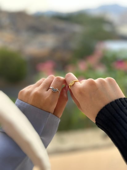 خاتم باندورا PANDORA الشمس والقمر