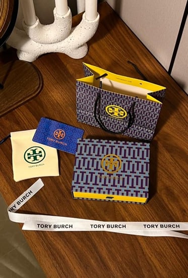 إسوارة TORY BURCH مقاس 14 سم معدن ذهبي