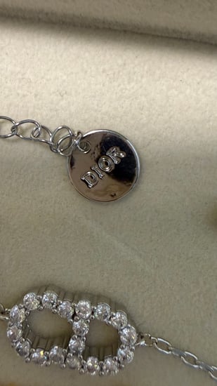 إسوارة Christian Dior لونين ( ذهبي-فضي )