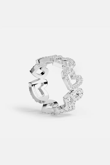 خاتم Down- apm ( فضي -ذهبي )