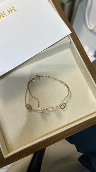 إسوارة Christian Dior ذهبي-فضي