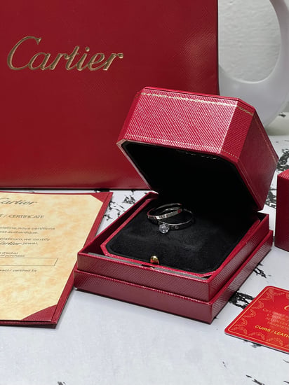 خاتم carter الفضي