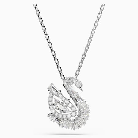 سلسال سوارفيسكي فضي كريستالة فضي البطه