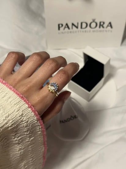 خاتم باندورا PANDORA الشمس والقمر