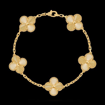 إسوارة Van cleef ذهبي - كبير