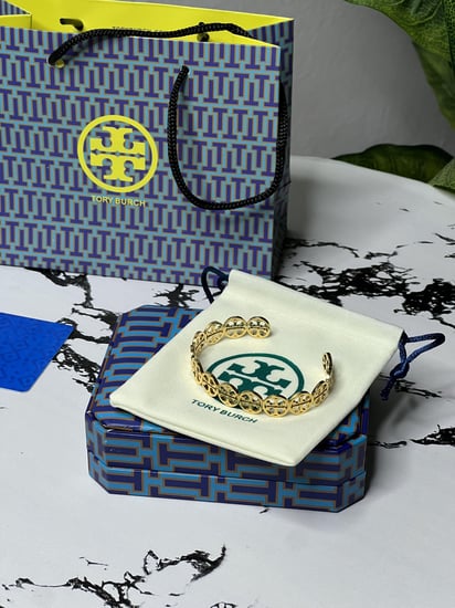 إسوارة TORY BURCH معدن ذهبي
