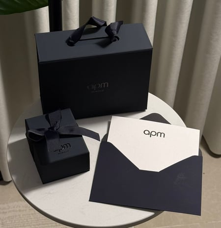 خاتم apm الفضي مجموعة داينتي